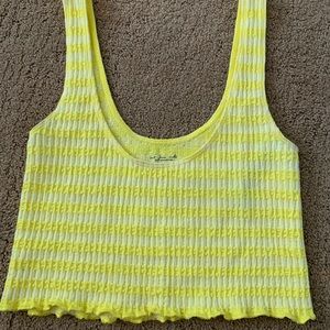 OUT FROM UNDER UO YELLOW TANK TOP